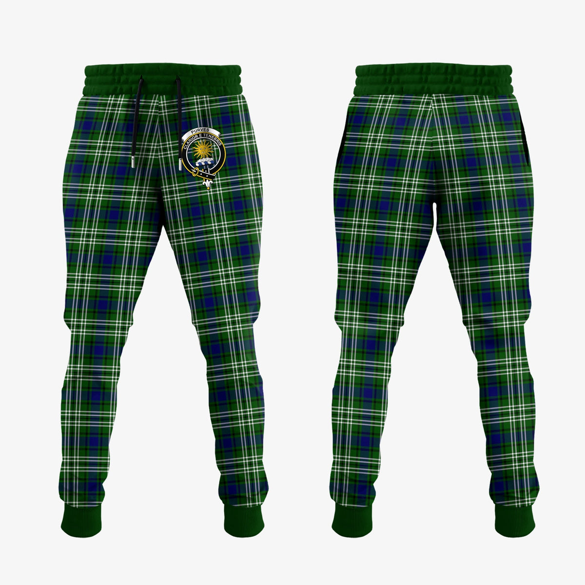 Purves Tartan Crest Jogger Sweatpants