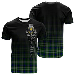 Purves Tartan Crest T-shirt - Alba Celtic Style