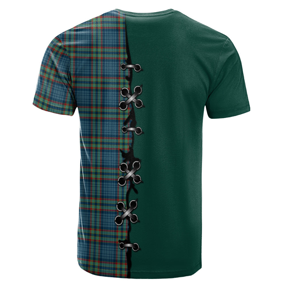 Ralston UK Tartan T-shirt - Lion Rampant And Celtic Thistle Style