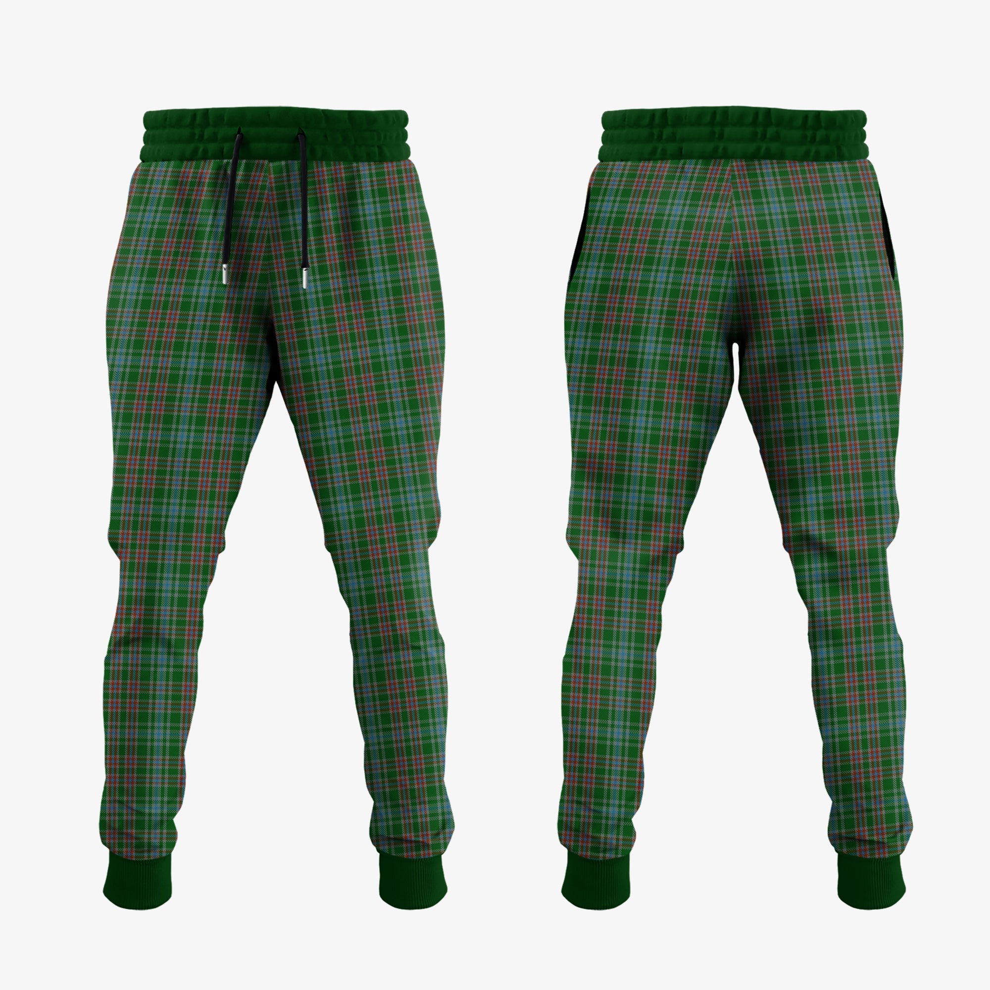 Ralston USA Tartan Crest Jogger Sweatpants