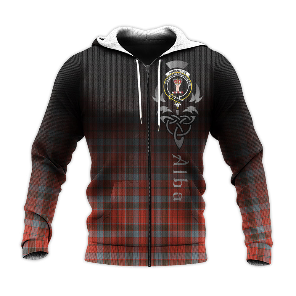 Robertson Weathered Tartan Hoodie - Alba Celtic Style