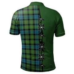 Rollo Ancient Tartan Polo Shirt - Lion Rampant And Celtic Thistle Style