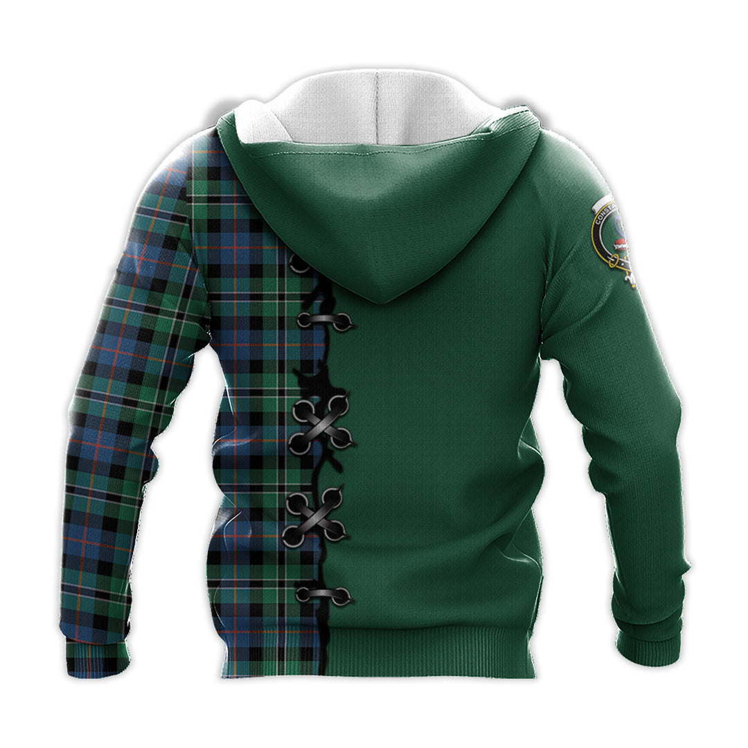 Rose Hunting Ancient Tartan Hoodie - Lion Rampant And Celtic Thistle Style