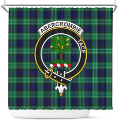 Abercrombie Tartan Crest Shower Curtain