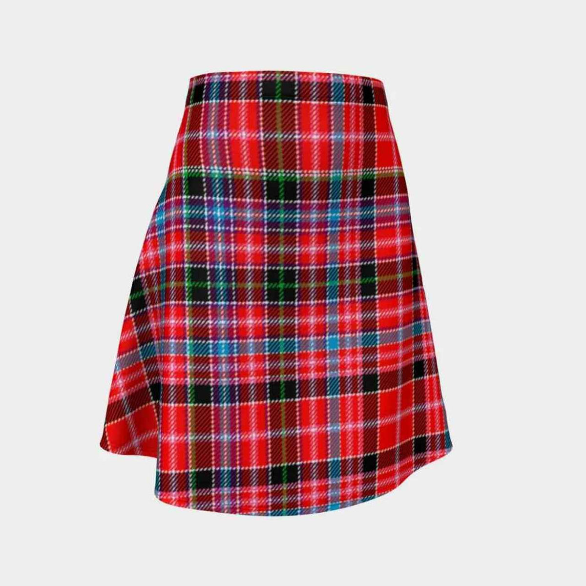 Aberdeen District Tartan Flared Skirt