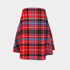 Aberdeen District Tartan Flared Skirt