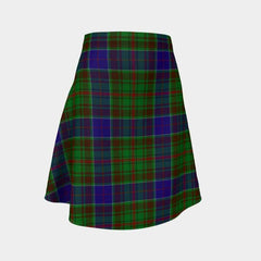 Adam Tartan Flared Skirt