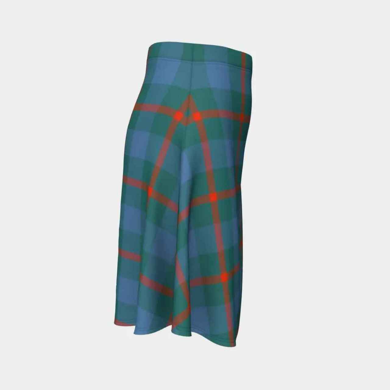 Agnew Ancient Tartan Flared Skirt