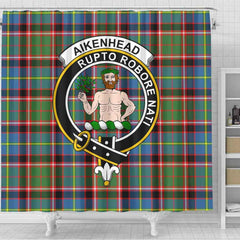 Aikenhead Tartan Crest Shower Curtain