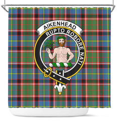 Aikenhead Tartan Crest Shower Curtain