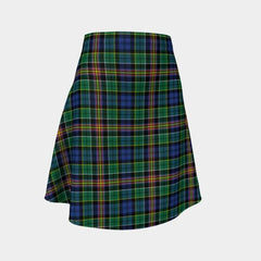 Allison Tartan Flared Skirt