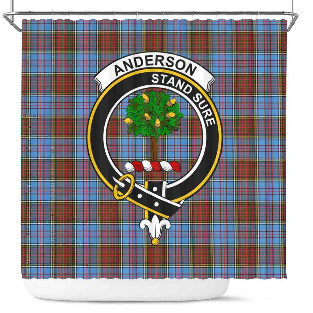 Anderson Tartan Crest Shower Curtain