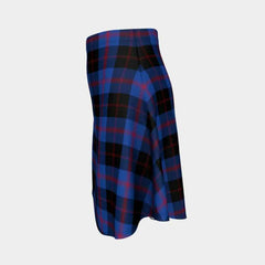 Angus Modern Tartan Flared Skirt