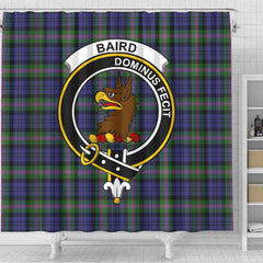 Baird Tartan Crest Shower Curtain