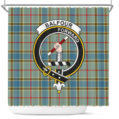 Balfour Tartan Crest Shower Curtain