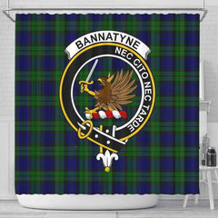 Bannatyne Tartan Crest Shower Curtain