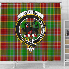 Baxter Tartan Crest Shower Curtain
