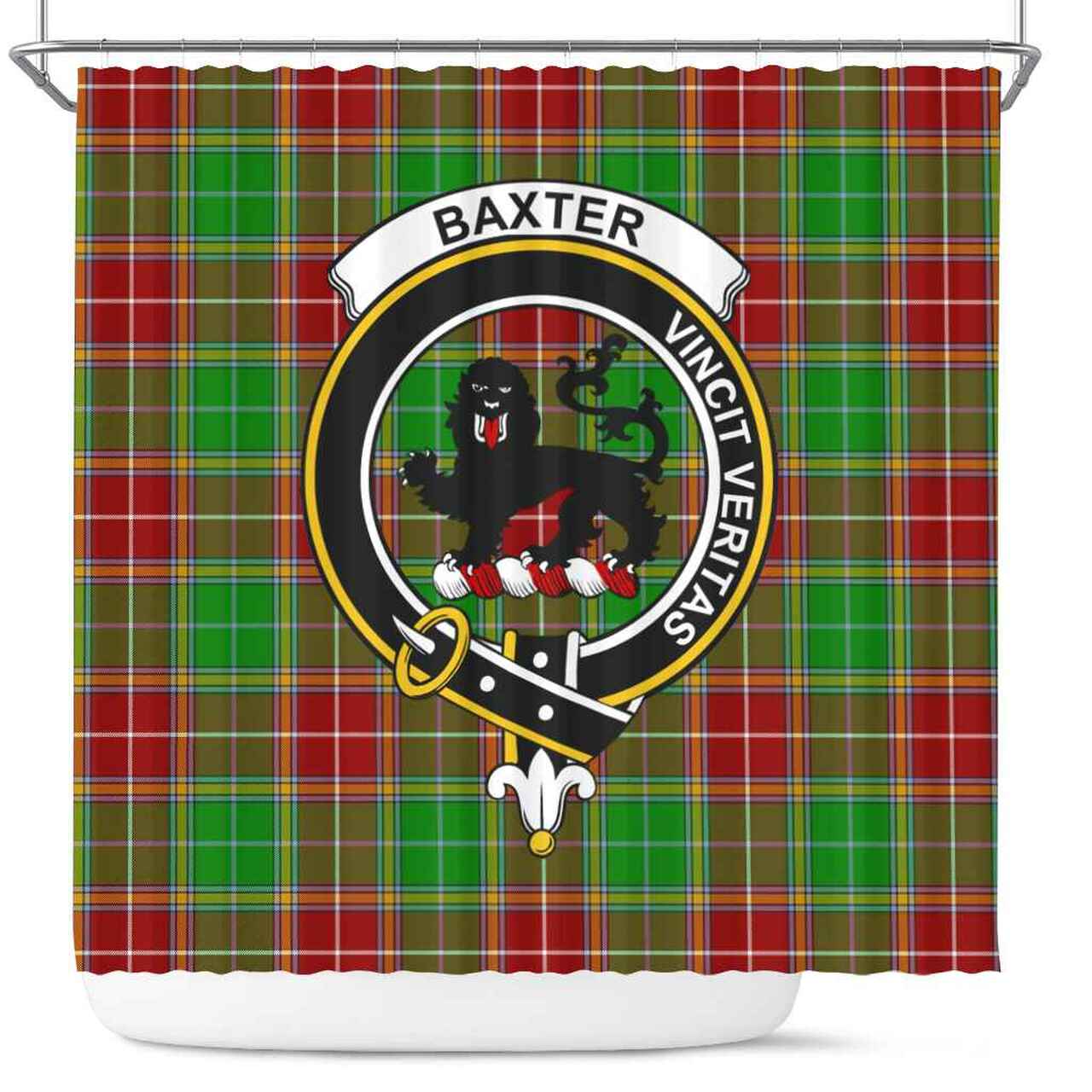 Baxter Tartan Crest Shower Curtain