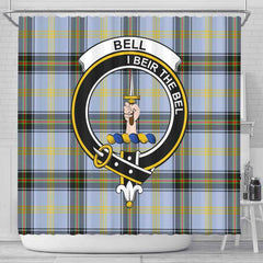 Bell Tartan Crest Shower Curtain