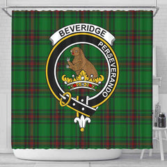 Beveridge Tartan Crest Shower Curtain