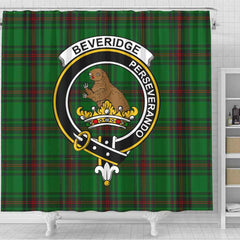 Beveridge Tartan Crest Shower Curtain