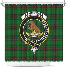 Beveridge Tartan Crest Shower Curtain