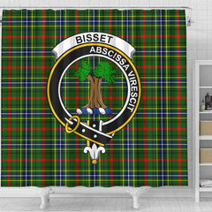 Bisset Tartan Crest Shower Curtain