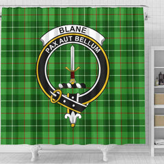 Blane Tartan Crest Shower Curtain