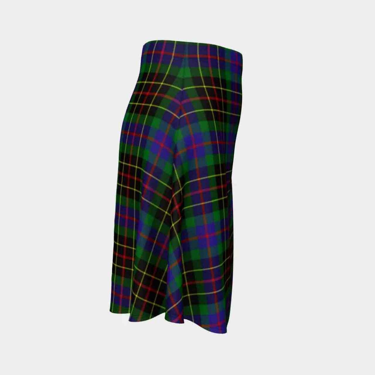 Brodie Hunting Modern Tartan Flared Skirt