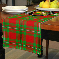 Callander Tartan Crest Table Runner - Cotton table runner