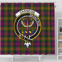 Carnegie Tartan Crest Shower Curtain