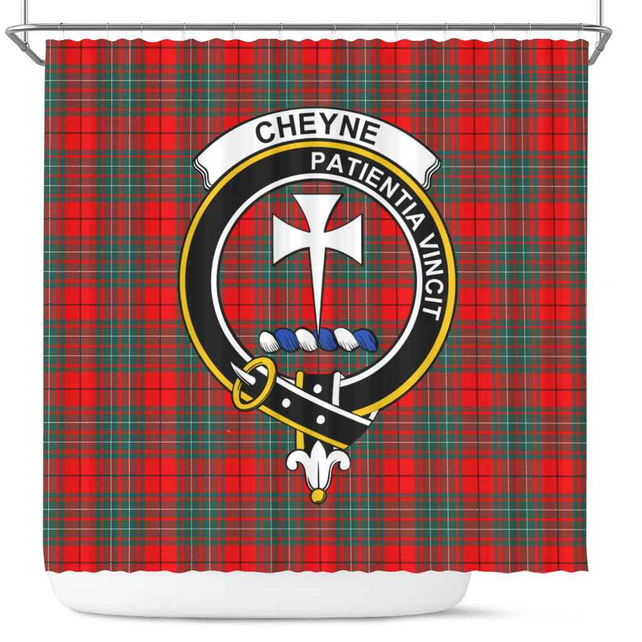 Cheyne Tartan Crest Shower Curtain