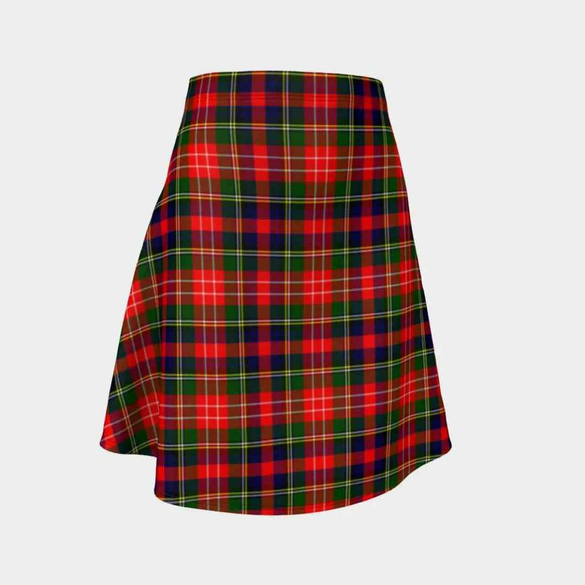 Christie Tartan Flared Skirt