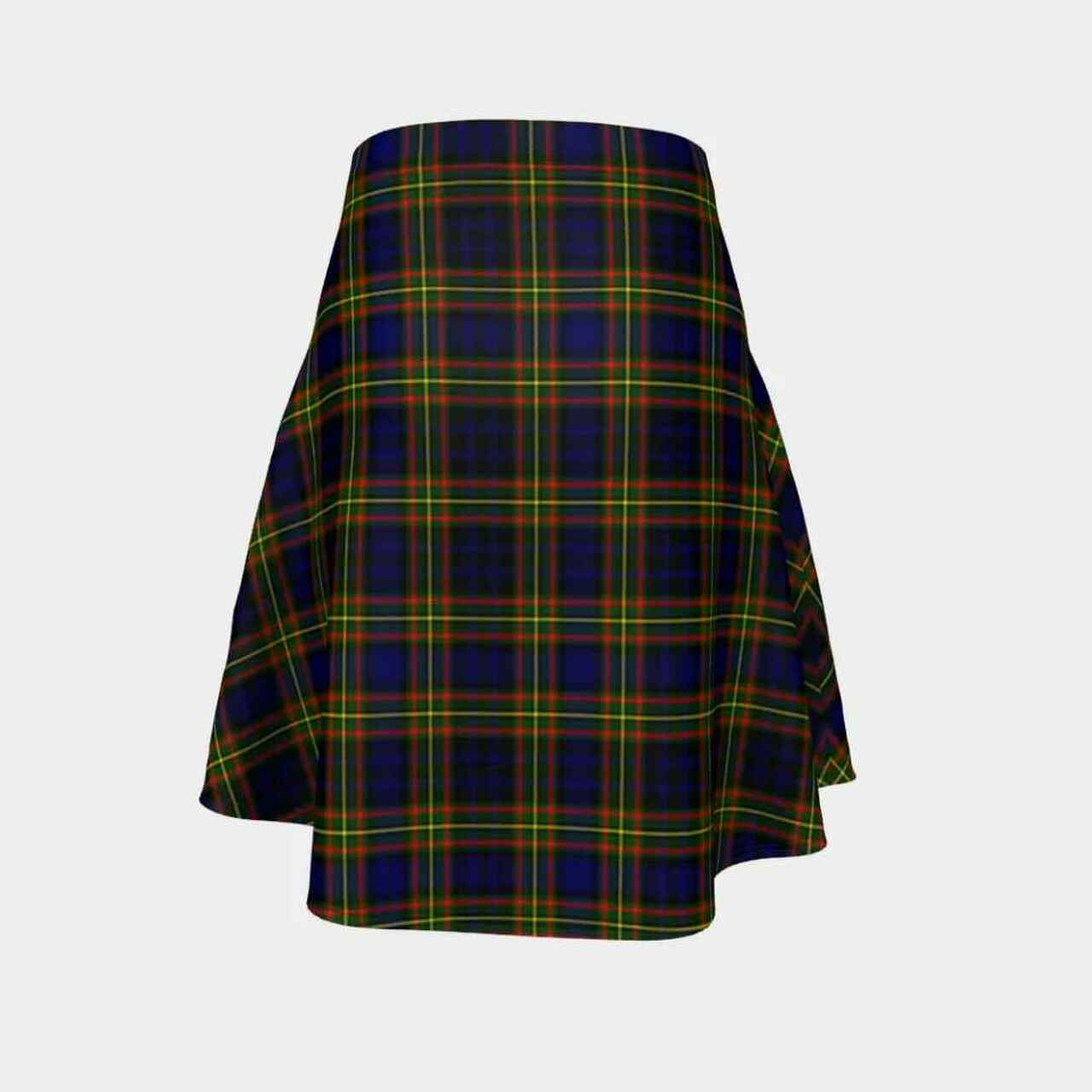 Clelland Modern Tartan Flared Skirt