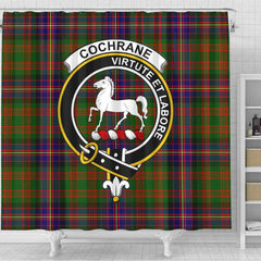 Cochrane Tartan Crest Shower Curtain