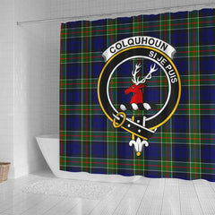 Colquhoun Tartan Crest Shower Curtain