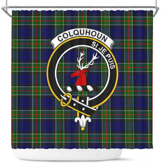 Colquhoun Tartan Crest Shower Curtain