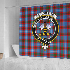 Congilton Tartan Crest Shower Curtain