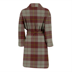 Cunningham Burgundy Dancers Tartan Bathrobe