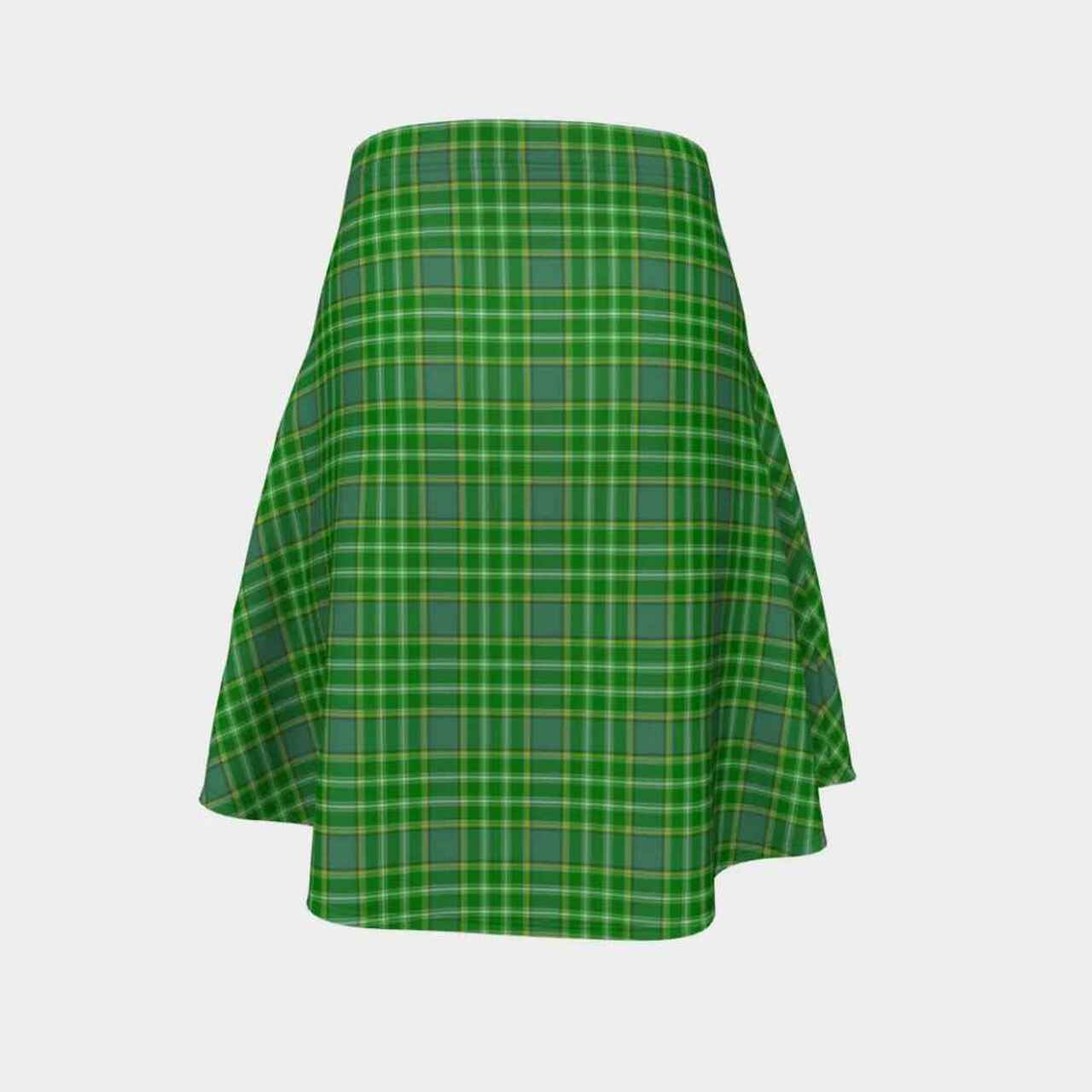 Currie Tartan Flared Skirt