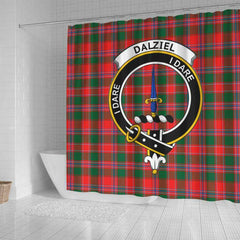 Dalziel Tartan Crest Shower Curtain