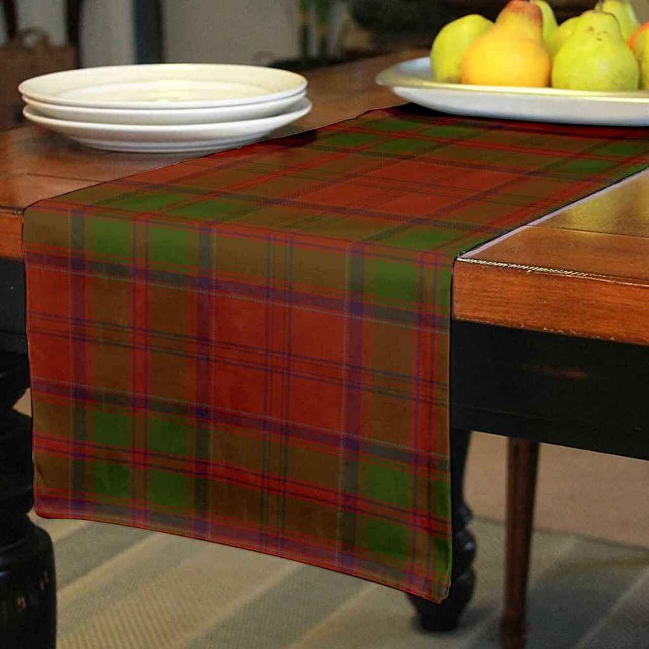 Drummond Tartan Table Runner - Cotton table runner