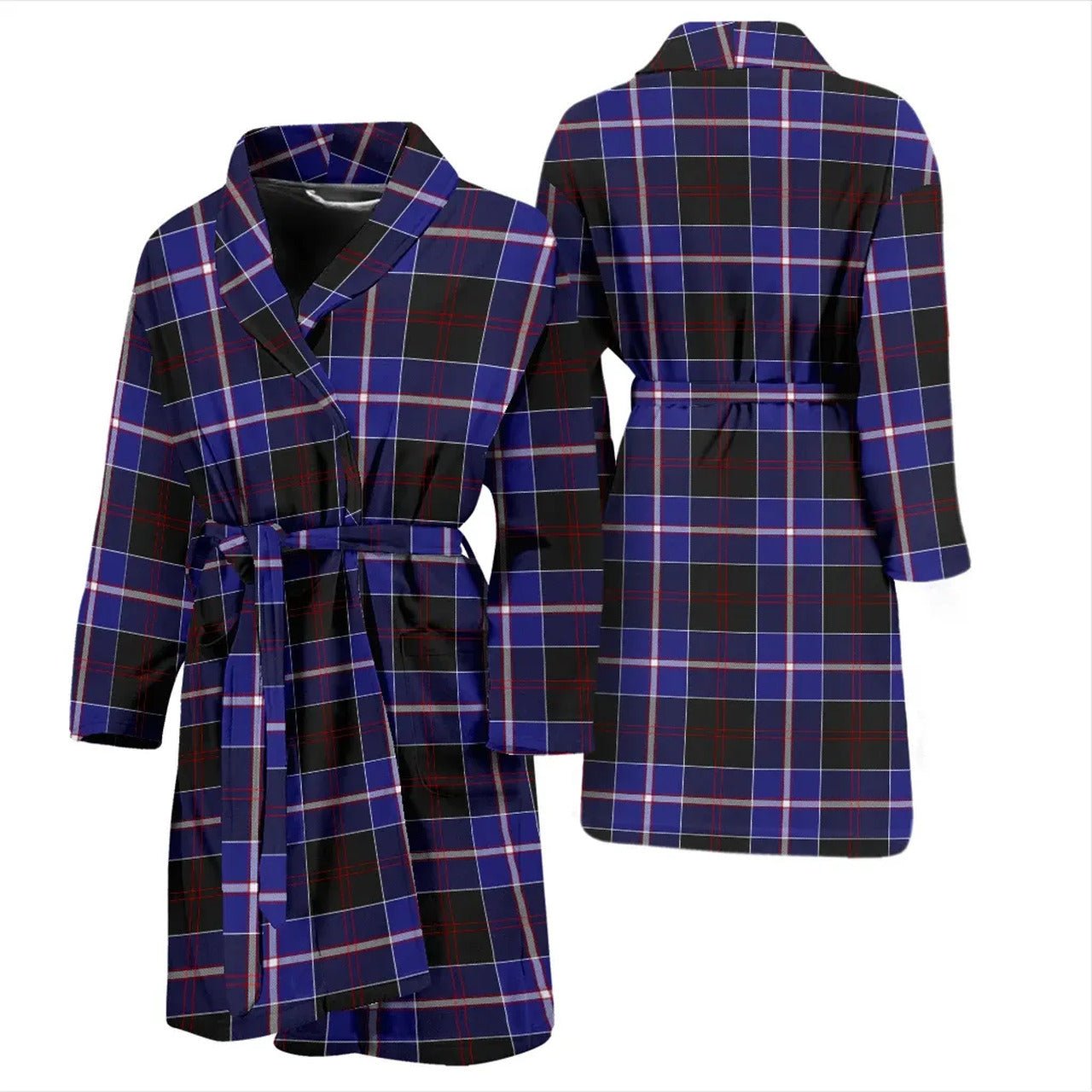 Dunlop Modern Tartan Bathrobe