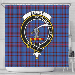 Elliot Tartan Crest Shower Curtain
