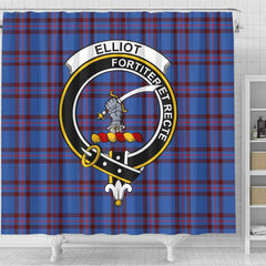 Elliot Tartan Crest Shower Curtain