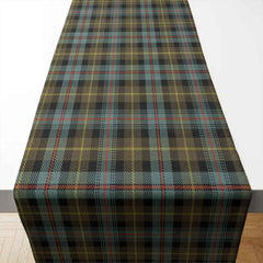 Farquharson Weathered Tartan Table Runner - Cotton table runner