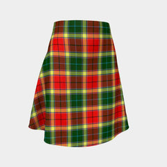 Gibbs Tartan Flared Skirt