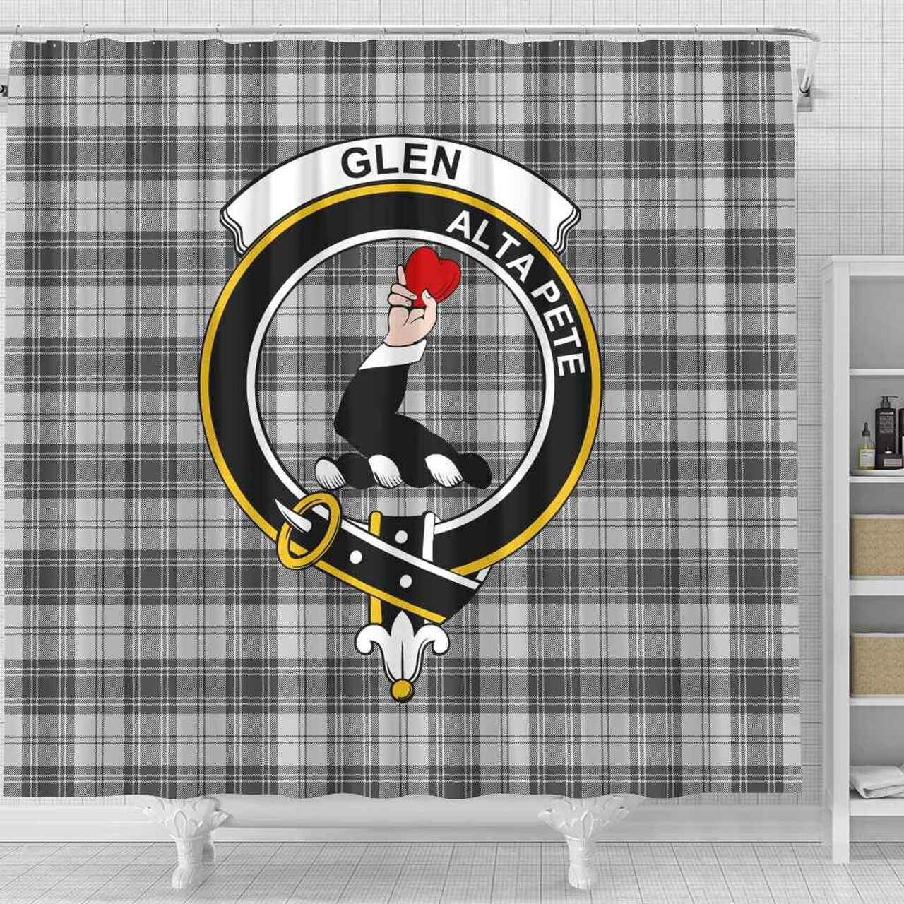 Glen Tartan Crest Shower Curtain
