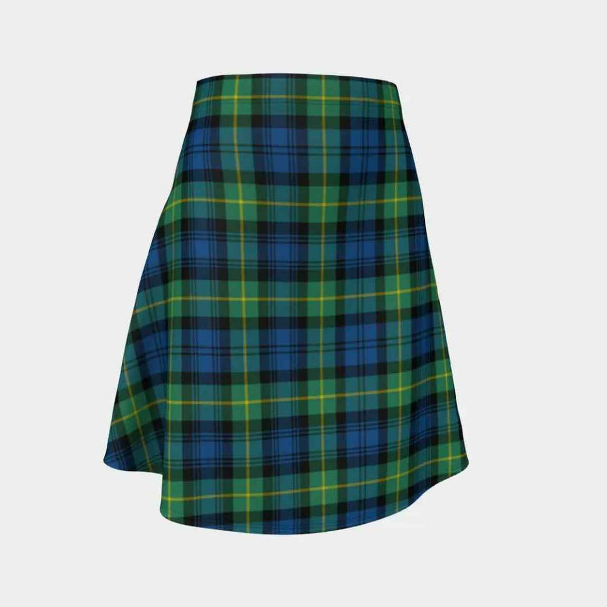 Gordon Ancient Tartan Flared Skirt