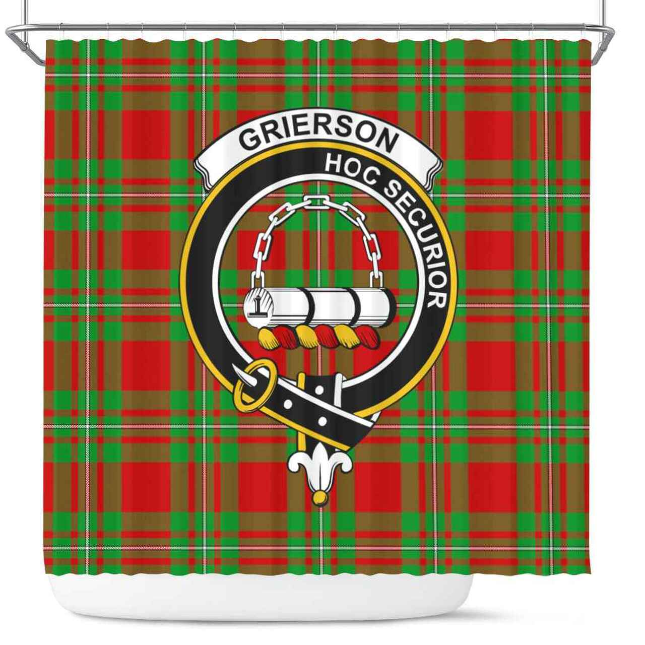 Grierson Tartan Crest Shower Curtain